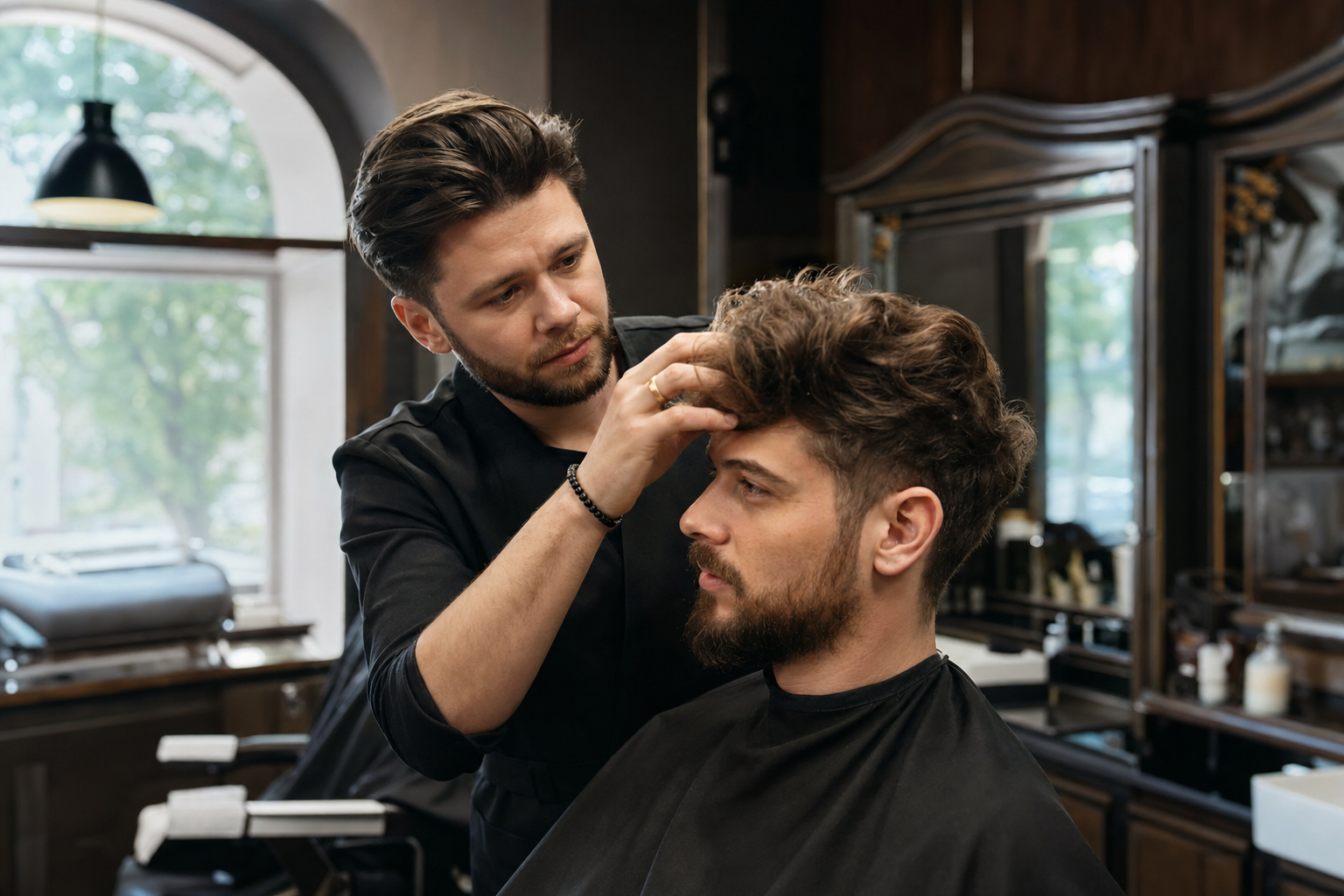 Barber Rzeszów Św. Kingi: jak ujarzmić gęste, sztywne lub falujące włosy bez codziennej walki przed lustrem