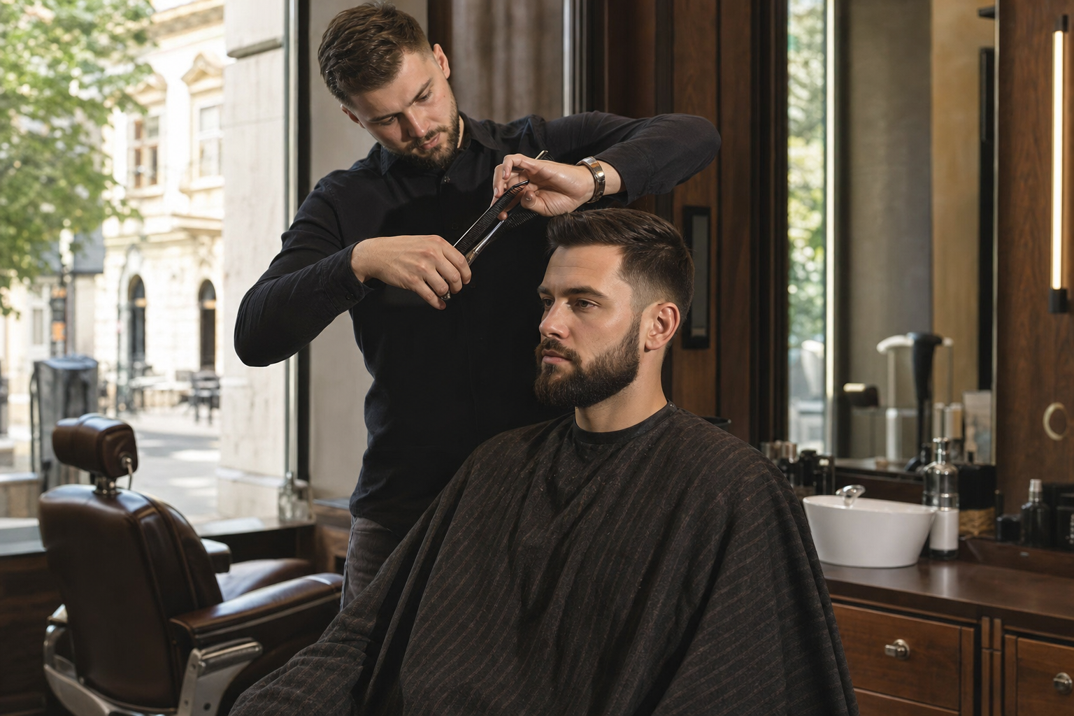 Barber Rzeszów Św. Kingi: męska fryzura na lato w mieście, która nie wygląda dobrze tylko po wyjściu z fotela